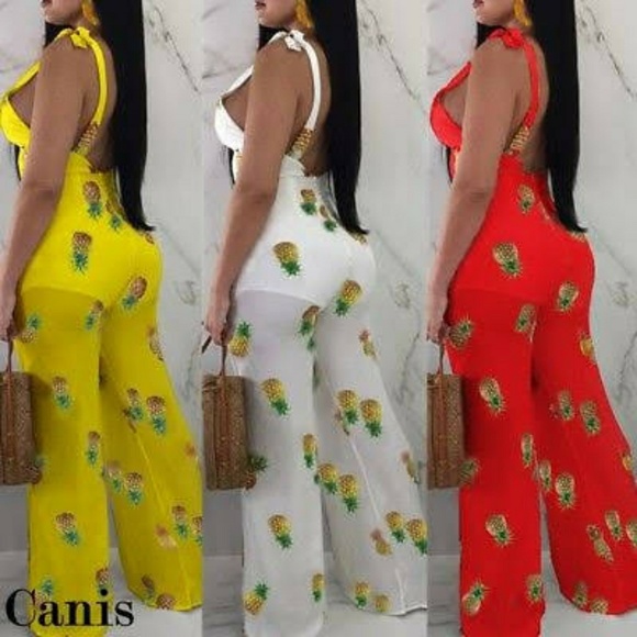 Pineapple Jumpsuit - Picture 2 of 2